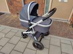 Kidsriver kinderwagen grijs, Kinderen en Baby's, Kinderwagens en Combinaties, Gebruikt, Combiwagen, Met reiswieg, Ophalen