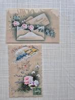 Antieke Celluloid Kaarten - Prachtige Collectie, Ophalen of Verzenden, Voor 1920, Gelopen, Zuid-Holland