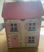 Houten poppenhuis, Ophalen, Zo goed als nieuw, Poppenhuis