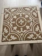Salontafel/Bijzettafel met stenen tegels, Ophalen