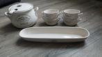 Nieuw: soeppan+lepel+soepkommen en schaal., Huis en Inrichting, Ophalen of Verzenden, Zo goed als nieuw, Overige materialen