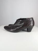 One 2have Bruine Leren Brogue Enkellaarsjes Maat 38, One 2have, One 2have, Bruin, Geen idee