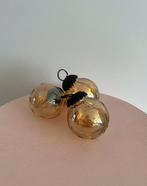 vintage glazen kerstballen met ingegraveerde sterren, Vintage, Gebruikt, Vintage, Vintage