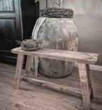~Stoer Sober Landelijk Houten Bankje~, Huis en Inrichting, Woonaccessoires | Overige, Ophalen of Verzenden, Zo goed als nieuw