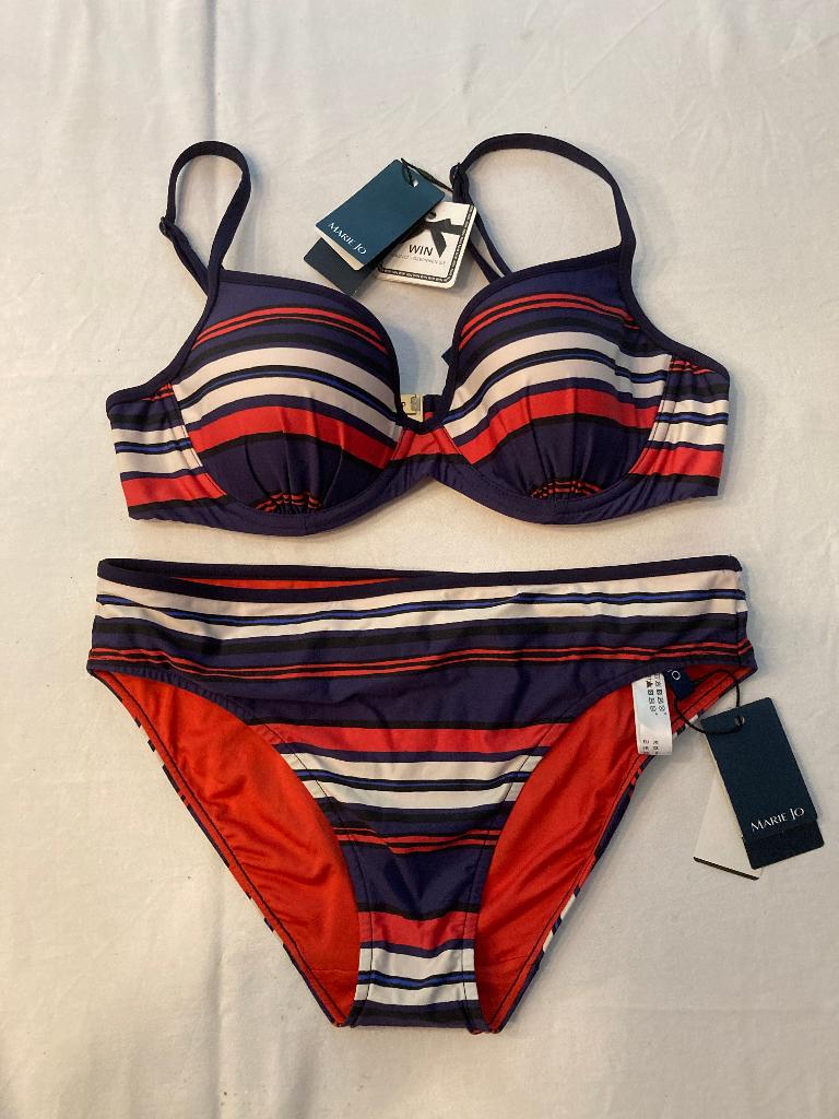 Marie jo bikini broekje maat en bikini top 75c nieuw!, Blauw, Marie Jo, Nieuw, Ophalen of Verzenden