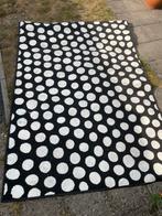 IKEA ULLGUMP Vloerkleed - Zwart/Wit, Huis en Inrichting, Stoffering | Tapijten en Kleden, Ophalen, Gebruikt, 100 tot 150 cm, Wit