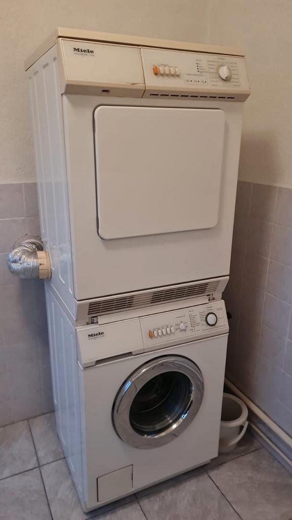 Miele Wasmachine & Droger - Werkend - Enschede, Witgoed en Apparatuur, Was-droogcombinaties, Gebruikt, 6 tot 8 kg, Ophalen