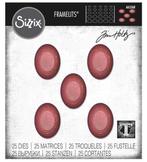 Sizzix Tim Holtz Thinlits Stacked Tiles Oval #665368, Hobby en Vrije tijd, Scrapbooking, Verzenden, Nieuw, Frame of Mal, Sizzix
