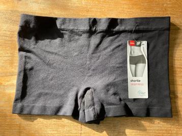 Hema damesboxer naadloos shortie seamless zwart M nieuw beschikbaar voor biedingen