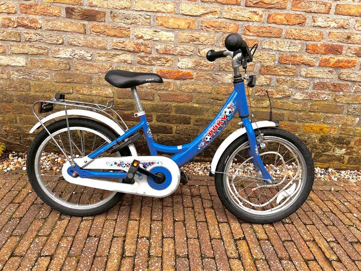 Puky Kinderfiets 18 inch - Blauw, Fietsen en Brommers, Fietsen | Kinderfietsjes, Gebruikt, 16 tot 20 inch, Ophalen