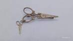 Antieke zilveren broche schaartjes art nouveau, Sieraden, Tassen en Uiterlijk, Broches, Ophalen of Verzenden, Zilver, Zilver