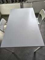 IKEA tafel met 2 stoelen – uitstekende staat, Ophalen, 100 tot 150 cm, Wit, Zo goed als nieuw