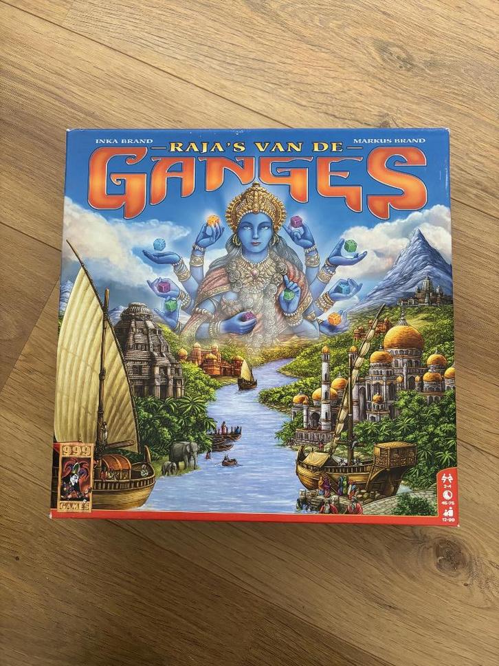 Raja's van de Ganges, Hobby en Vrije tijd, Gezelschapsspellen | Bordspellen, Zo goed als nieuw, Een of twee spelers, Drie of vier spelers