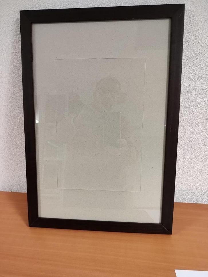 Foto lijsten van hout en glas., Huis en Inrichting, Woonaccessoires | Schilderijen, Tekeningen en Foto's, Zo goed als nieuw, Overige typen