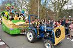 Platte aanhangwagen tbv carnavalswagen te koop, Ophalen, Gebruikt