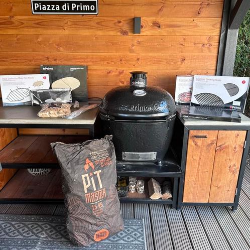 €500 korting op PRIMO OVAL LG 300 • FULL KIT!! • AKTIE, Tuin en Terras, Houtskoolbarbecues, Nieuw, Met accessoires, Ophalen