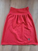 Vintage rode rok Finex brede tailleband joggingstof mt L, Kleding | Dames, Maat 42/44 (L), Ophalen of Verzenden, Zo goed als nieuw