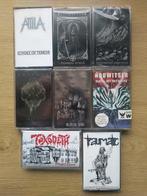 Metal cassettes Houwitser Attila Toxodeth Traumatic official, 2 t/m 25 bandjes, Ophalen of Verzenden, Origineel, Nieuw in verpakking