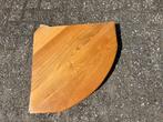 Houten schap voor in de hoek, Ophalen, Zo goed als nieuw, Parket