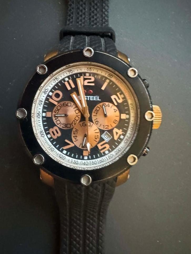 TW-Steel TW90, Sieraden, Tassen en Uiterlijk, Horloges | Heren, Zo goed als nieuw, Polshorloge, Overige merken, Overige materialen