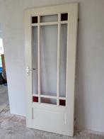 opdek binnendeur met glas, Doe-het-zelf en Verbouw, Deuren en Horren, 80 tot 100 cm, Gebruikt, Glas, Ophalen