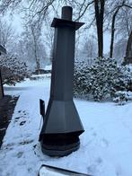 Gietijzeren haard, Huis en Inrichting, Haarden, Ophalen, Gebruikt, Vrijstaande haard, Houthaard