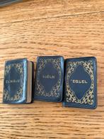 3x Miniatuur Joodse 3 vd 5 boeken v mozus, Antiek en Kunst, Antiek | Boeken en Bijbels, Ophalen of Verzenden