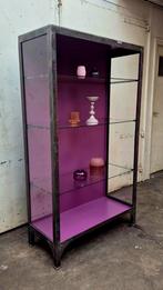 Funky Metalen Vitrinekast / Verzamelkast | Winkelkast, Ophalen, Unknown, Unknown, 50 tot 100 cm