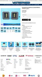 Fountek Neo3.5H Horn Loaded Ribbon Tweeter ( set van 2 ), Overige merken, Gebruikt, ., Ophalen of Verzenden