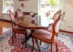 Klassieke eetkamer stoelen en tafel, Huis en Inrichting, Complete eetkamers, Ophalen, Zo goed als nieuw, Romantisch, 6 tot 8 stoelen