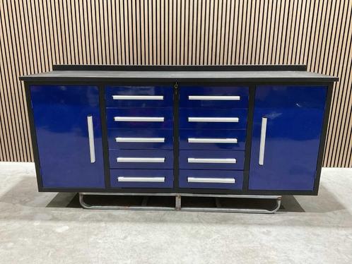 STAHLWORKS Gereedschapkast 7FT-10D 01B Zwart/Blauw nieuw ‼️, Doe-het-zelf en Verbouw, Gereedschapskisten, Nieuw, Ophalen