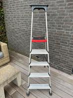 Altrex Double Decker Huishoudtrap 5 Treden, Doe-het-zelf en Verbouw, Ladders en Trappen, Ophalen, Zo goed als nieuw, Trap, Minder dan 2 meter