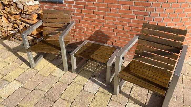 Tuinset, Tuin en Terras, Tuinstoelen, Zo goed als nieuw, Overige materialen, Ophalen