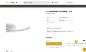  NEW Prolumia LED strip (2x) + LED driver (1x) TWV € 336,99 beschikbaar voor biedingen