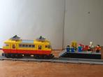 Lego 7740 intercity loc plus perron, slagbomen en rails, Ophalen of Verzenden, Gebruikt, Complete set, Lego