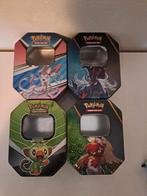 4 hele mooie pokemon blikken tekoop!!!!!, Ophalen of Verzenden, Zo goed als nieuw, Overige typen