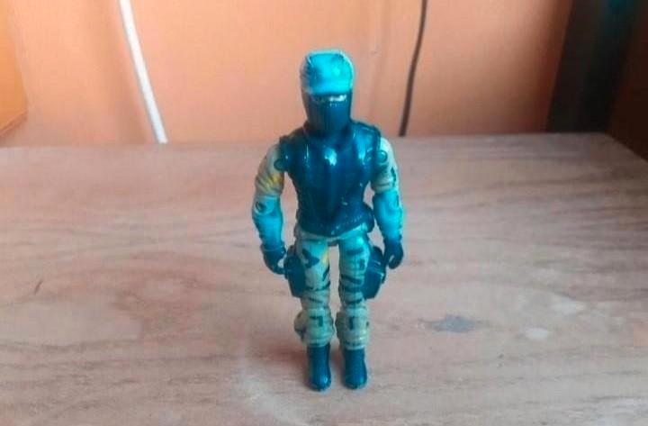 Gi joe gijoe shockwave figuur vintage, Verzamelen, Speelgoed, Gebruikt, Ophalen of Verzenden