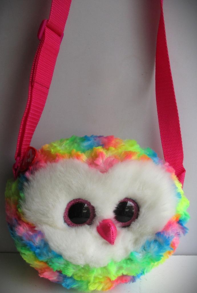 Tas Uil Ty~Kindertas~Uiltje~Knuffel stof~Schoudertas~zgan, Kinderen en Baby's, Kindermode-accessoires, Zo goed als nieuw, Ophalen of Verzenden