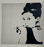 Ikea Audrey Hepburn op doek. 90x90, Ophalen of Verzenden