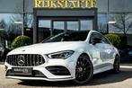 Mercedes CLA-klasse 220 AMG|PANO|45S PAKKET|19''|CAMERA, Auto's, Mercedes-Benz, Gebruikt, Wit, Bedrijf, 1600 kg