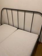 Metalen bed 160/200, Huis en Inrichting, Slaapkamer | Bedden, Gebruikt, Zwart, Tweepersoons, Ophalen of Verzenden