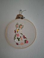 Konijn Borduurwerk Wanddecoratie, Ophalen of Verzenden, Nieuw