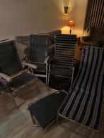 Camping stoelen/ligbedjes, Ophalen, Gebruikt, Aluminium, Inklapbaar