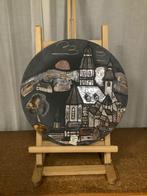 Wandbord,vintage,Ruscha keramiek,West Germany, Ophalen of Verzenden