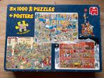 Jan van Haasteren 3x1000 Puzzels, Hobby en Vrije tijd, Denksport en Puzzels, Ophalen of Verzenden, 500 t/m 1500 stukjes, Zo goed als nieuw