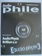 AudioPhysic Brillion 2.0 Luidsprekertest, Boeken, Muziek, Ophalen of Verzenden, Gelezen, Instrument