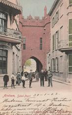 Arnhem Prachtige Zeer Oude Gelopen Kaart uit 1902., Verzamelen, Ophalen of Verzenden, Voor 1920, Gelopen, Gelderland