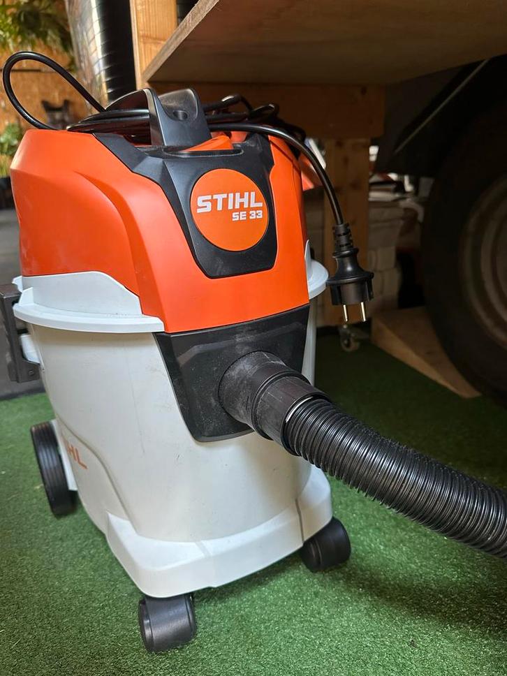 Stihl SE 33 Waterstofzuiger - Zo goed als nieuw!, Witgoed en Apparatuur, Stofzuigers, Zo goed als nieuw, Waterstofzuiger, Minder dan 1200 watt