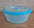 Tupperware adapta bowl rond Blauw 1,5L, Ophalen of Verzenden, Zo goed als nieuw, Blauw, Bak of Kom