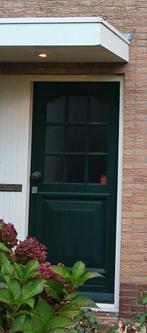 Merbau voordeur, 93 x 211, Gebruikt, 80 tot 100 cm, Ophalen of Verzenden, Buitendeur